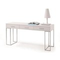 J&M Furniture J & M Furniture 17864 SG02 Modern Office Desk - White High Gloss 17864